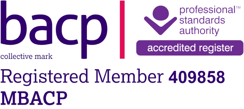 BACP logo indicating accreditation with the British Association for Counselling and Psychotherapy. Craig James Counselling adheres to professional standards, offering counselling in Harrogate and online.